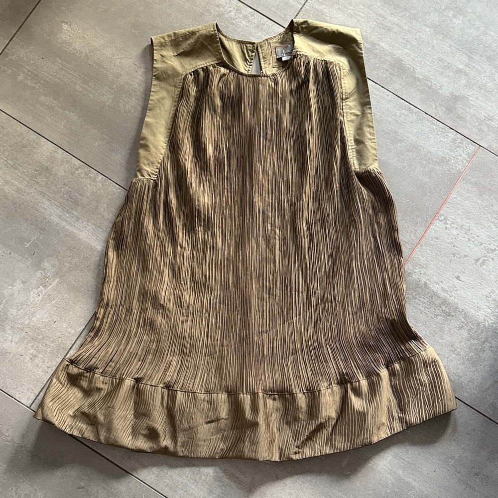 Anthropologie Olive Green Sleeveless Top